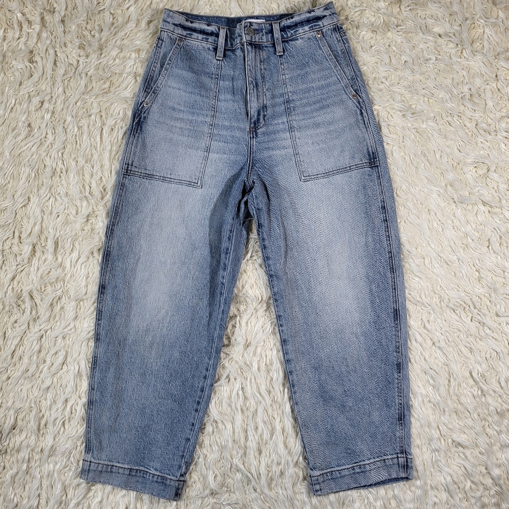 Pistola Turner Super High Rise Barrel Jean - Size 28 - Picture 1 of 14